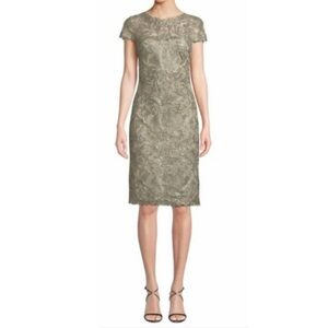 TADASHI SHO]I Flower Patterns Tight Nylon Boat Neck
Plain Medium